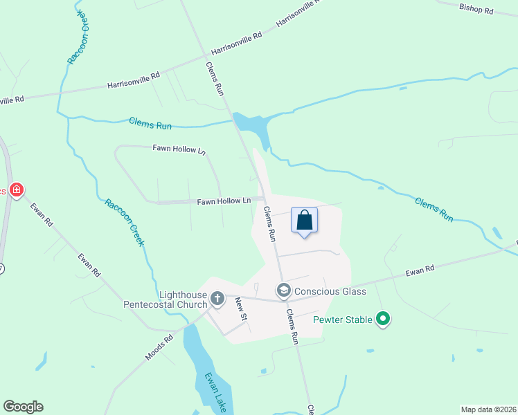 map of restaurants, bars, coffee shops, grocery stores, and more near 101 Lynx Court in Mullica Hill