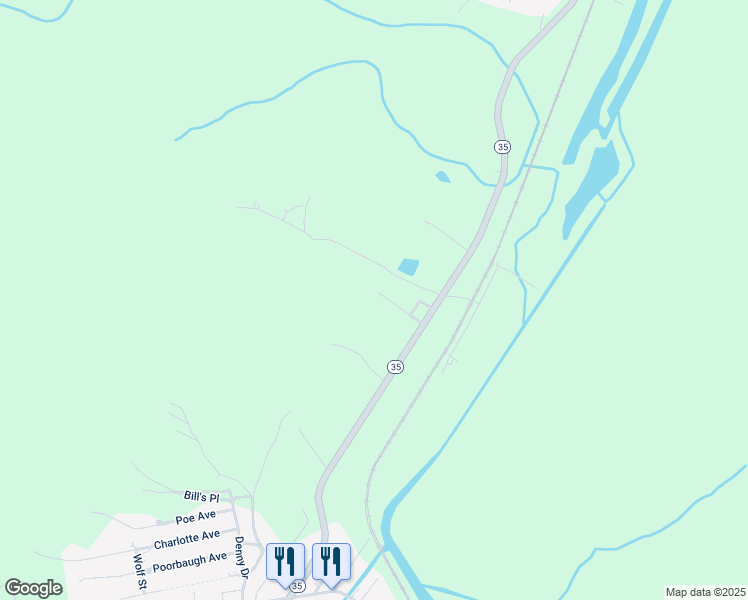 map of restaurants, bars, coffee shops, grocery stores, and more near 10311 Twin Oaks Street in Cumberland