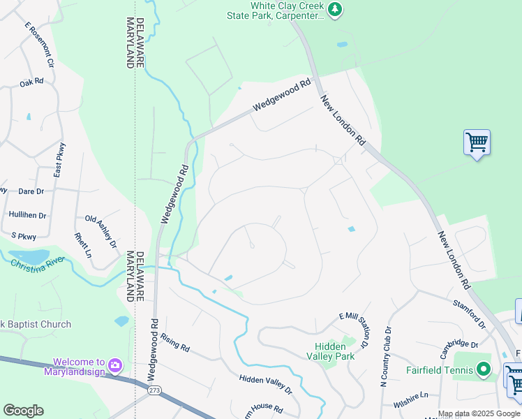 map of restaurants, bars, coffee shops, grocery stores, and more near 22 The Horseshoe in Newark