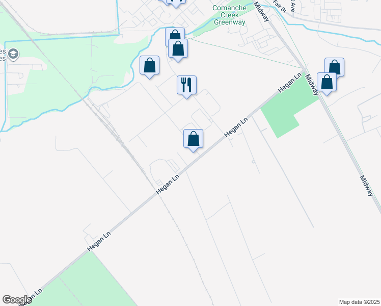map of restaurants, bars, coffee shops, grocery stores, and more near 2700 Hegan Lane in Chico
