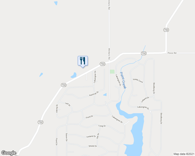 map of restaurants, bars, coffee shops, grocery stores, and more near 18 Lakengren Drive in Eaton