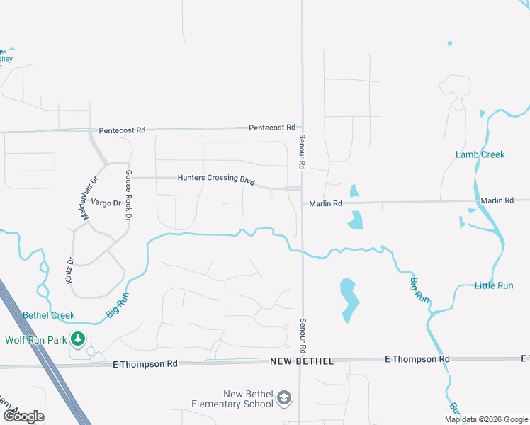 map of restaurants, bars, coffee shops, grocery stores, and more near 4454 Hunters Crossing Circle in Indianapolis