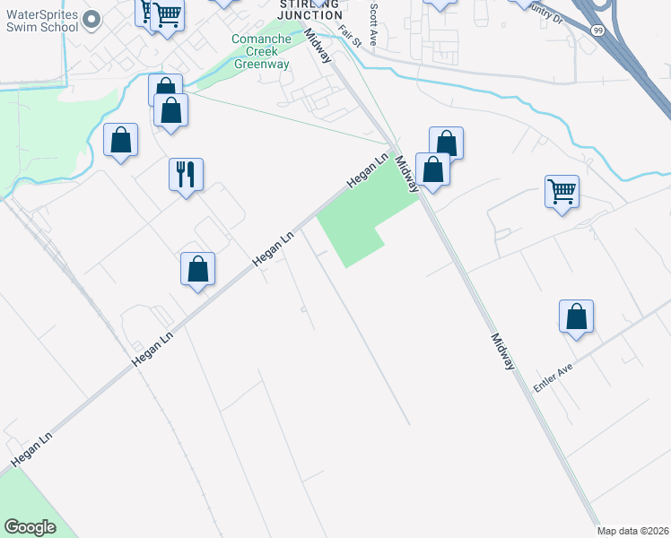 map of restaurants, bars, coffee shops, grocery stores, and more near 737 Skyway Avenue in Chico