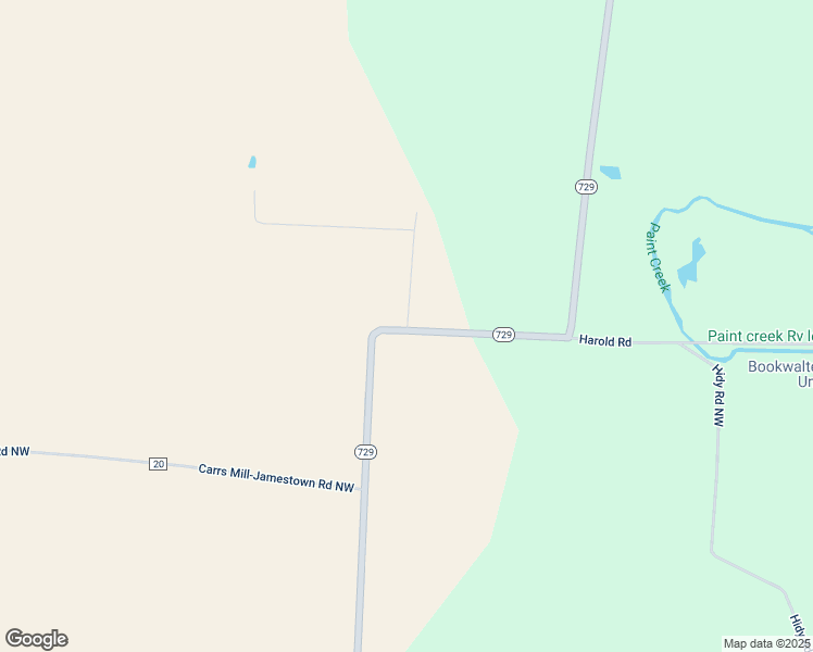 map of restaurants, bars, coffee shops, grocery stores, and more near 16629 Ohio 729 in Jeffersonville