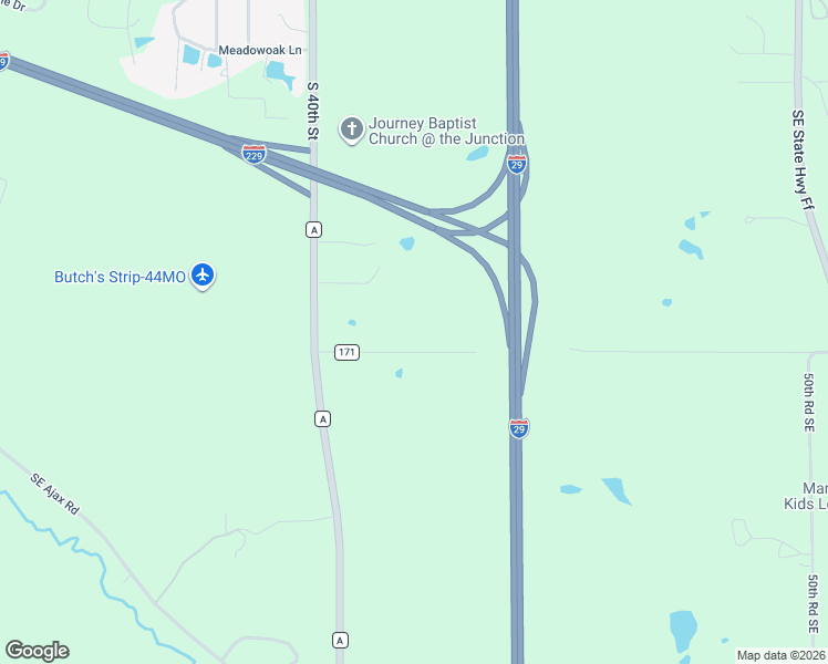 map of restaurants, bars, coffee shops, grocery stores, and more near 4211 Cunningham Road Southeast in Saint Joseph