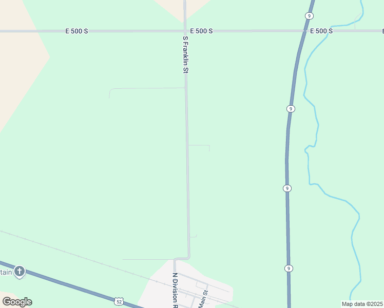 map of restaurants, bars, coffee shops, grocery stores, and more near 5553 South 100 East in Fountaintown