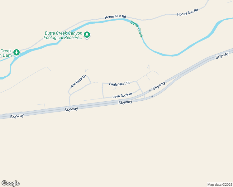 map of restaurants, bars, coffee shops, grocery stores, and more near 68 Eagle Nest Drive in Chico