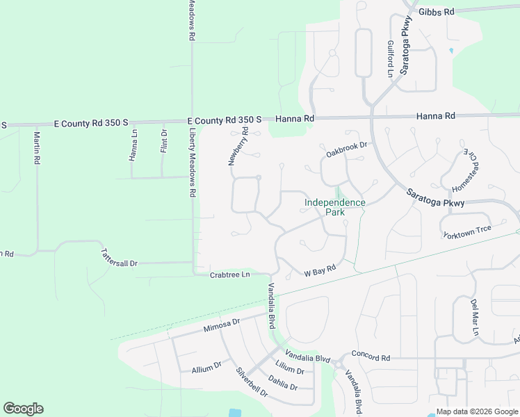 map of restaurants, bars, coffee shops, grocery stores, and more near 3725 Newberry Road in Plainfield