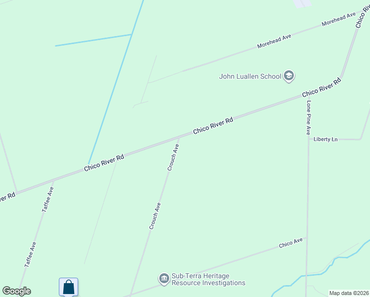 map of restaurants, bars, coffee shops, grocery stores, and more near 3095 Chico River Road in Chico