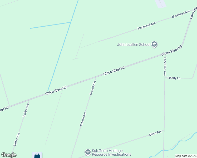 map of restaurants, bars, coffee shops, grocery stores, and more near 3095 Chico River Road in Chico