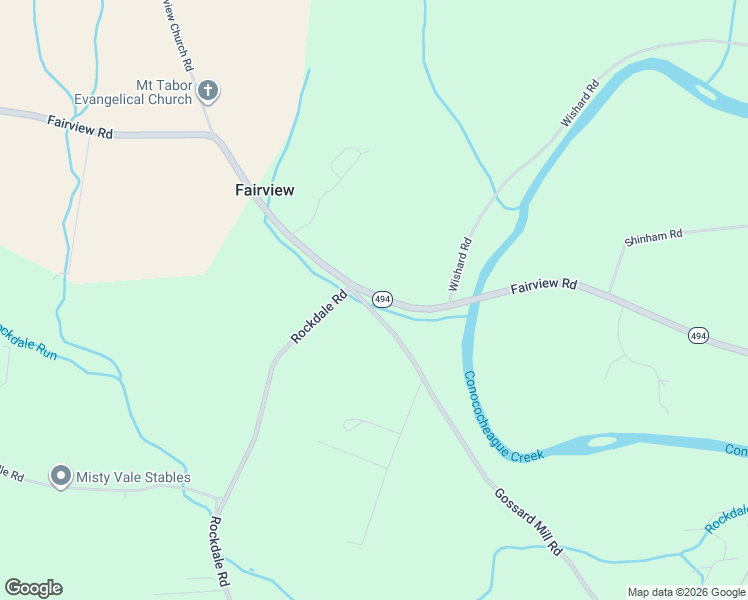 map of restaurants, bars, coffee shops, grocery stores, and more near 15419 Fairview Road in Hagerstown