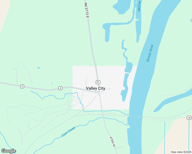 map of restaurants, bars, coffee shops, grocery stores, and more near Road 3772 East in Griggsville