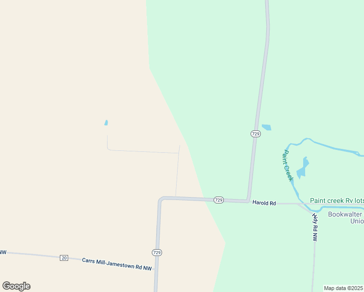 map of restaurants, bars, coffee shops, grocery stores, and more near 16629 Ohio 729 in Jeffersonville