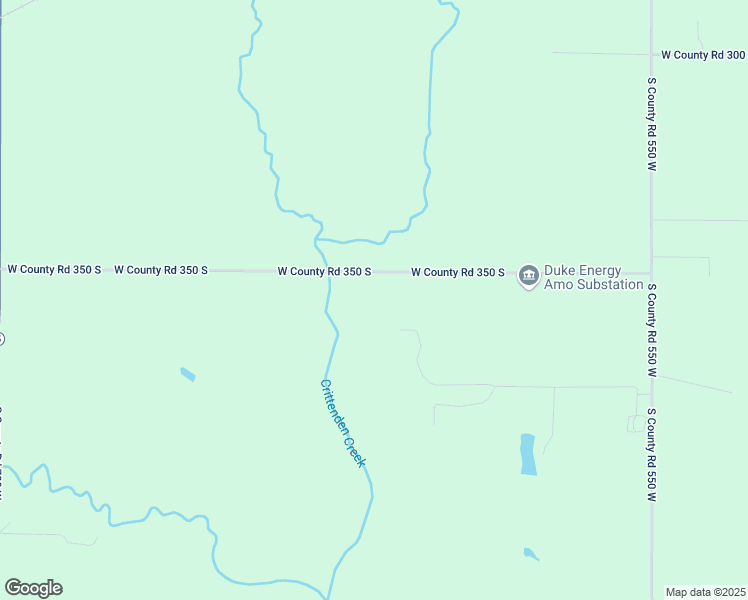 map of restaurants, bars, coffee shops, grocery stores, and more near 6113 West County Road 350 South in Coatesville