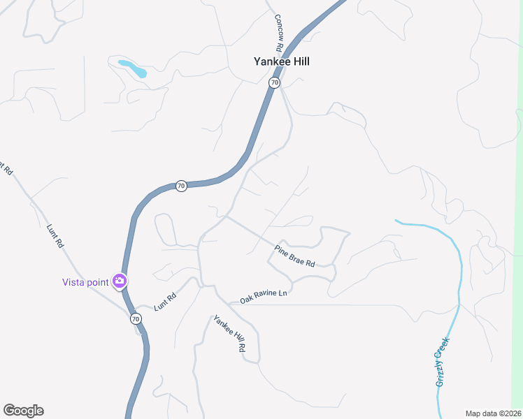 map of restaurants, bars, coffee shops, grocery stores, and more near 11260 Yankee Hill Road in Oroville