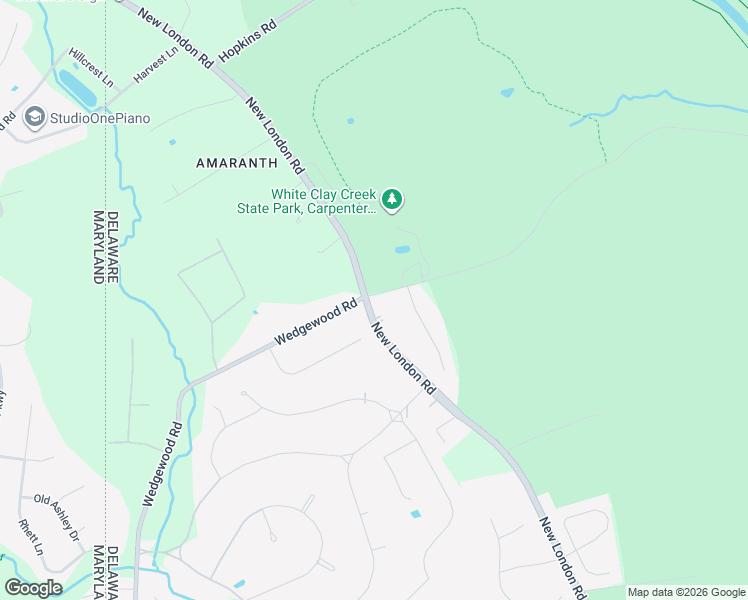 map of restaurants, bars, coffee shops, grocery stores, and more near 720 New London Road in Newark