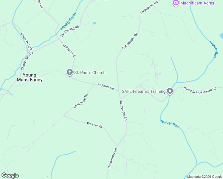 map of restaurants, bars, coffee shops, grocery stores, and more near 3927 Saint Pauls Road in Manchester
