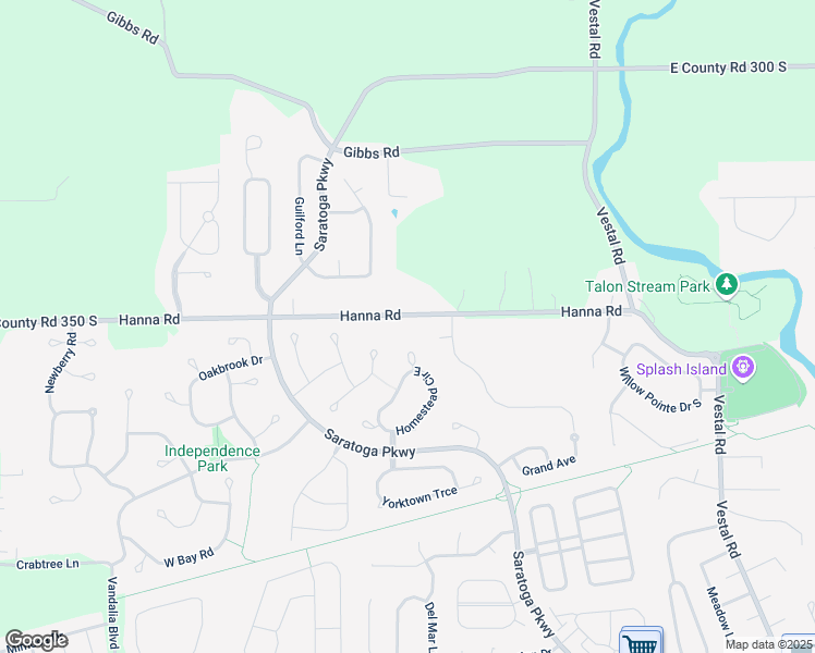 map of restaurants, bars, coffee shops, grocery stores, and more near 5641 East County Road 350 South in Plainfield