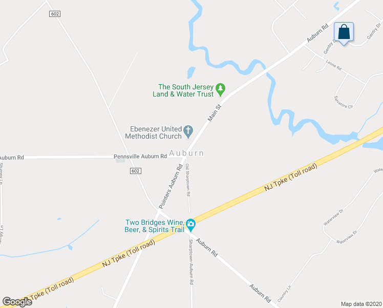 map of restaurants, bars, coffee shops, grocery stores, and more near 76 Main Street in Swedesboro