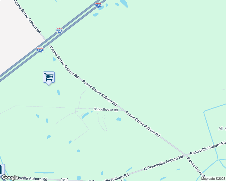 map of restaurants, bars, coffee shops, grocery stores, and more near 123 Penns Grove Auburn Road in Penns Grove