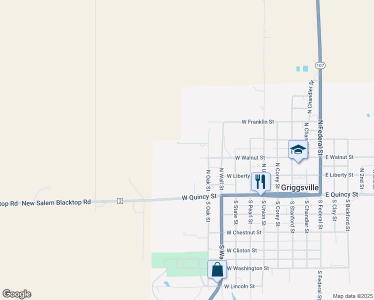 map of restaurants, bars, coffee shops, grocery stores, and more near in Pike County