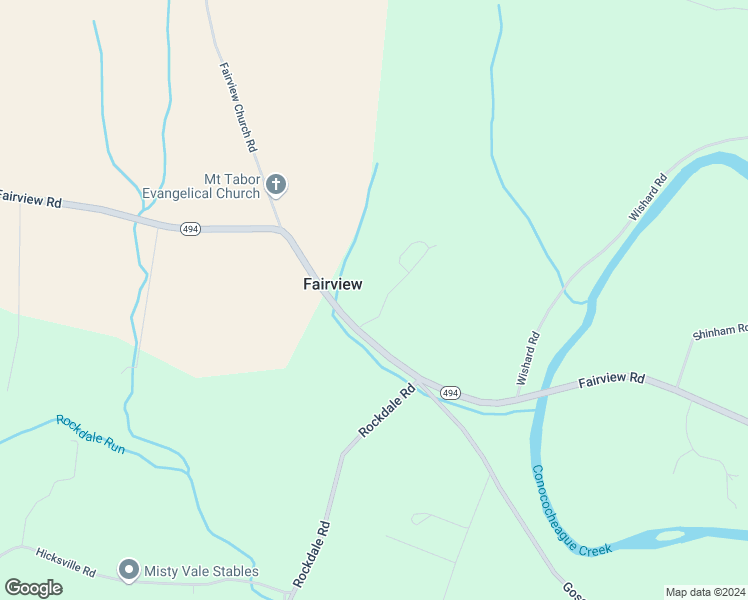 map of restaurants, bars, coffee shops, grocery stores, and more near 14512 Fairview Road in Clear Spring