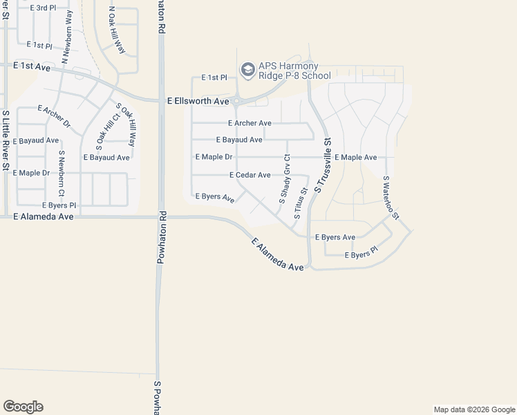 map of restaurants, bars, coffee shops, grocery stores, and more near 258 Scottsburg Court in Aurora