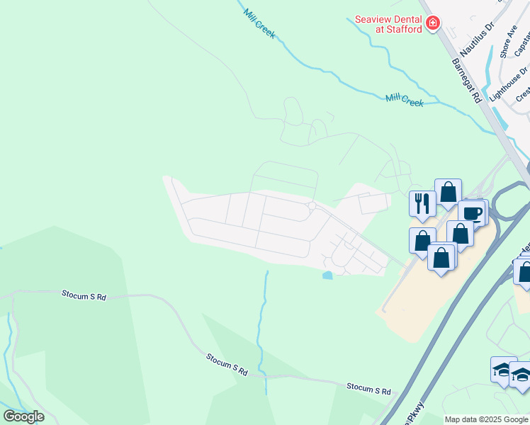 map of restaurants, bars, coffee shops, grocery stores, and more near 14 Bennet Lane in Stafford Township