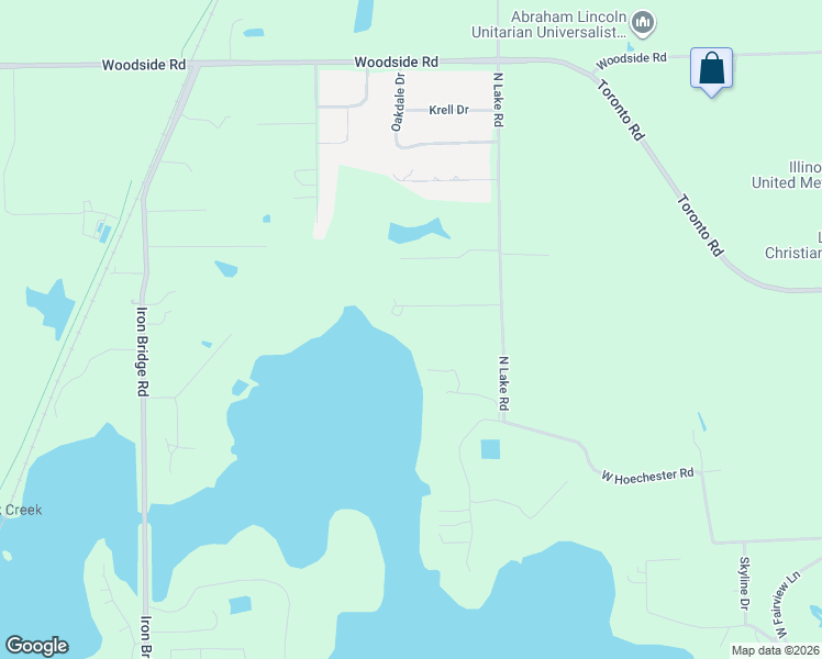 map of restaurants, bars, coffee shops, grocery stores, and more near 1198 Westwood Lane in Springfield