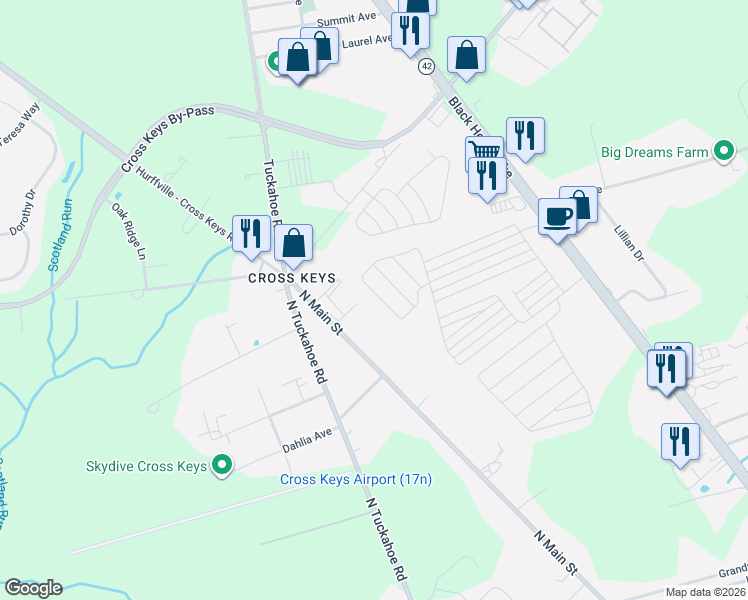 map of restaurants, bars, coffee shops, grocery stores, and more near 347 Oklahoma Avenue in Monroe