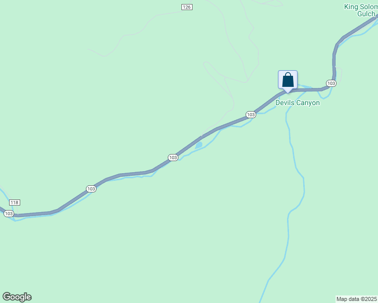map of restaurants, bars, coffee shops, grocery stores, and more near 4125 Chicago Creek Road in Idaho Springs