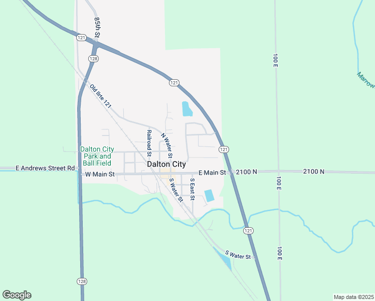 map of restaurants, bars, coffee shops, grocery stores, and more near 221 Louise Street in Dalton City