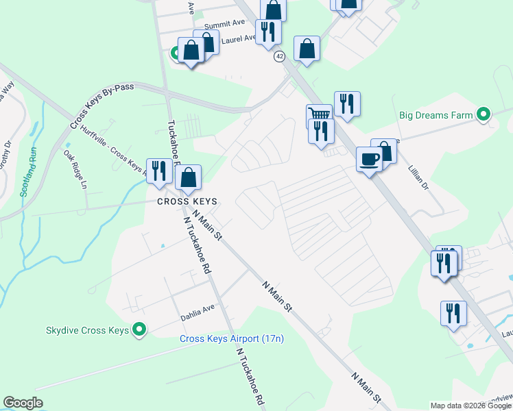map of restaurants, bars, coffee shops, grocery stores, and more near 347 Oklahoma Avenue in Monroe