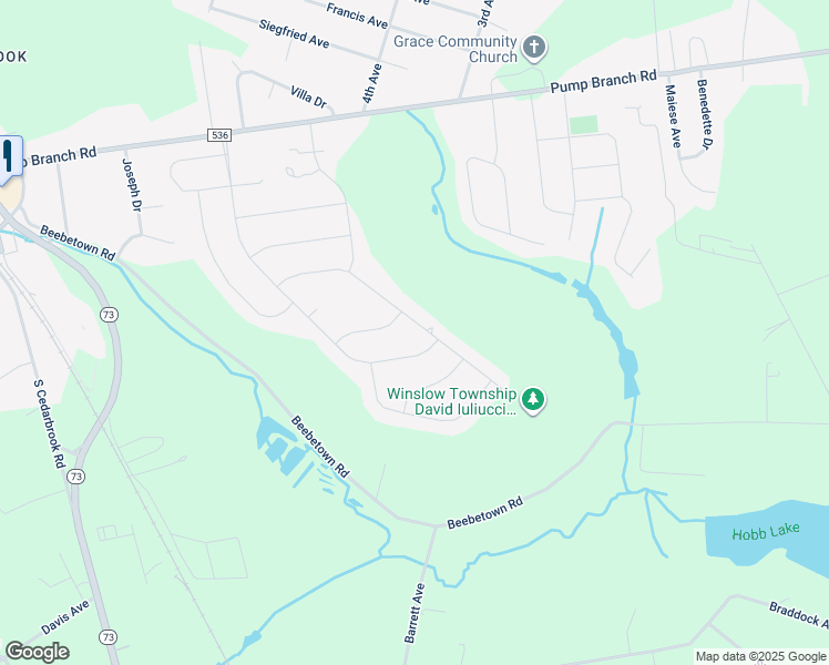 map of restaurants, bars, coffee shops, grocery stores, and more near 24 Summer Drive in Berlin