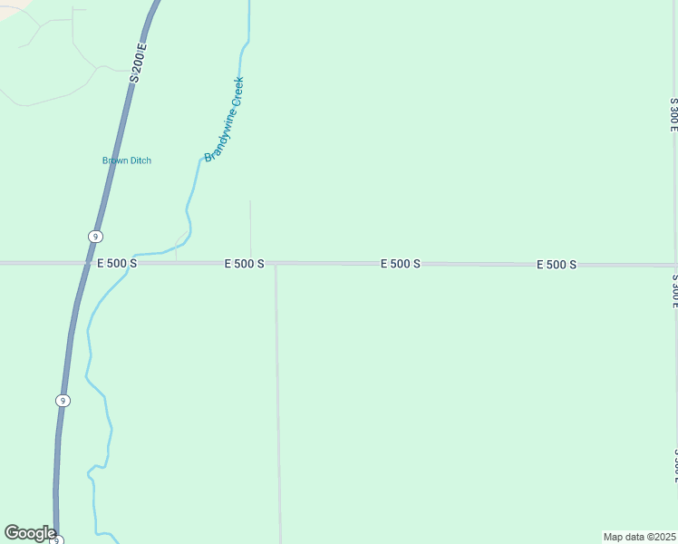 map of restaurants, bars, coffee shops, grocery stores, and more near 2077 East 500 South in Greenfield