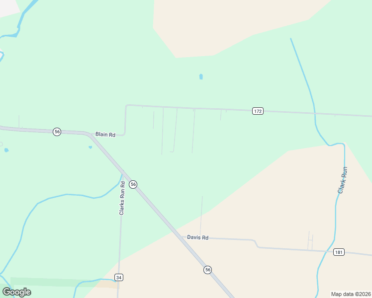 map of restaurants, bars, coffee shops, grocery stores, and more near 15561 Blain Road in Mount Sterling