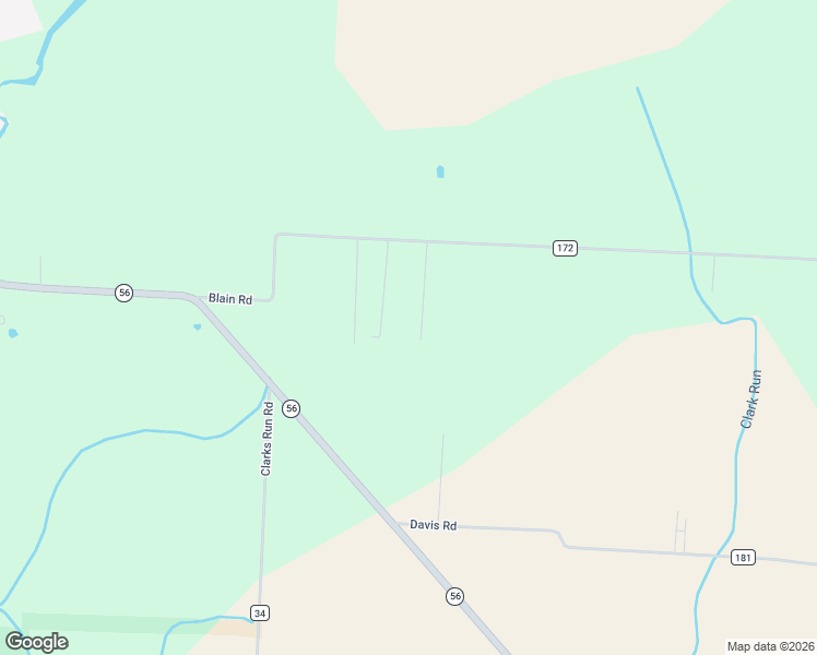 map of restaurants, bars, coffee shops, grocery stores, and more near 15561 Blain Road in Mount Sterling