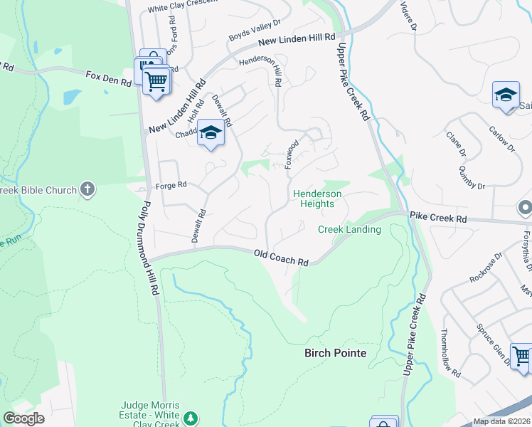 map of restaurants, bars, coffee shops, grocery stores, and more near 5 Candate Court in Newark