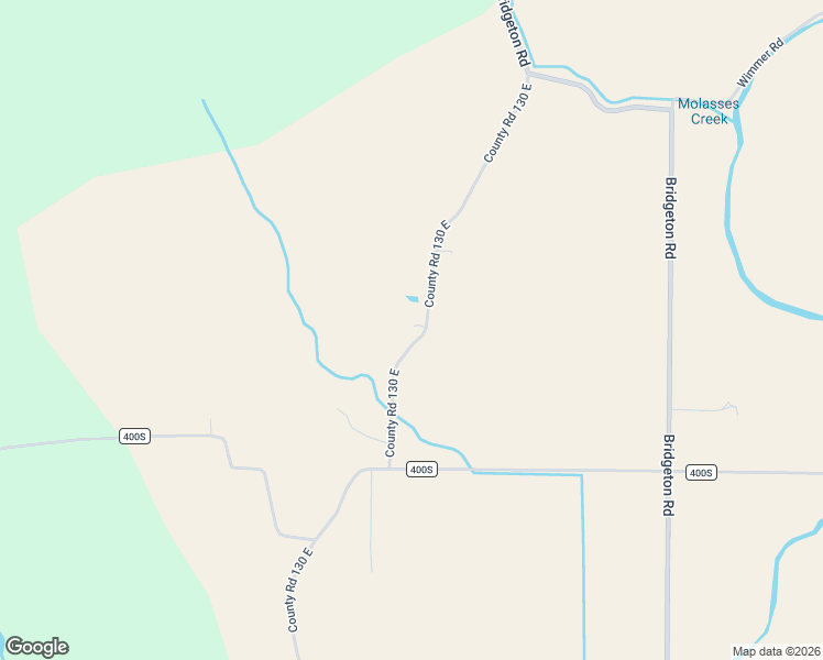 map of restaurants, bars, coffee shops, grocery stores, and more near 3758 County Road 130 East in Rockville