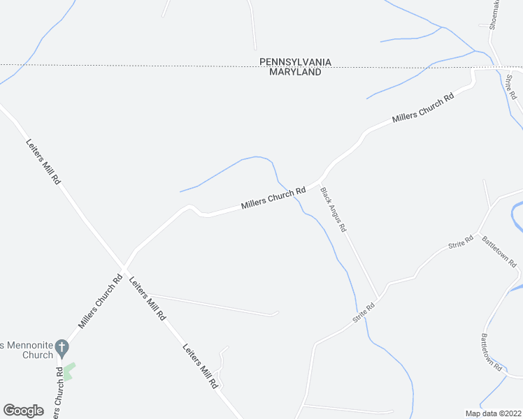 map of restaurants, bars, coffee shops, grocery stores, and more near 21149 Millers Church Road in Hagerstown