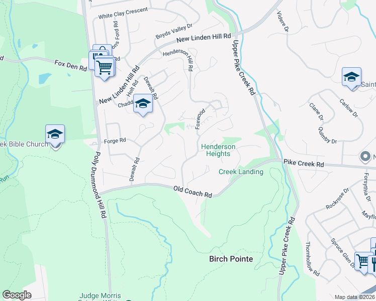 map of restaurants, bars, coffee shops, grocery stores, and more near 5 Candate Court in Newark