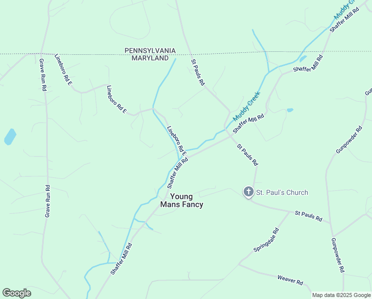 map of restaurants, bars, coffee shops, grocery stores, and more near 5100 Shaffer Mill Road in Manchester