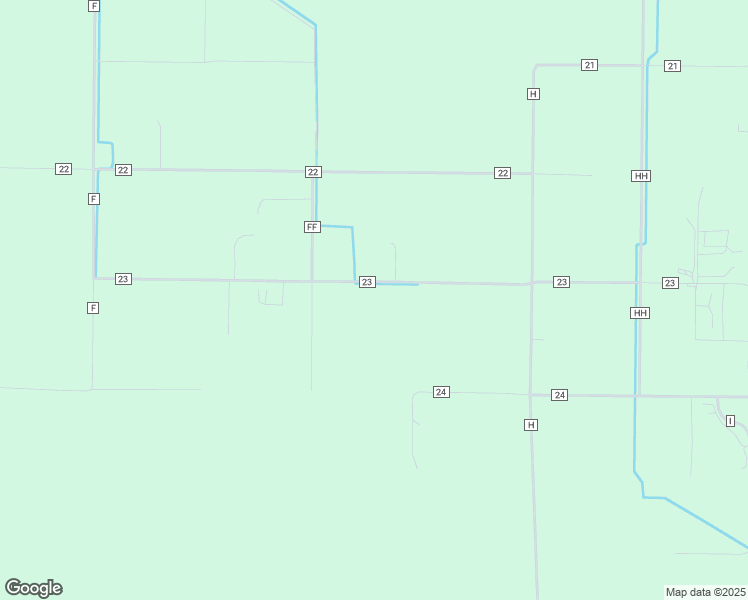 map of restaurants, bars, coffee shops, grocery stores, and more near 6271 County Road 23 in Orland