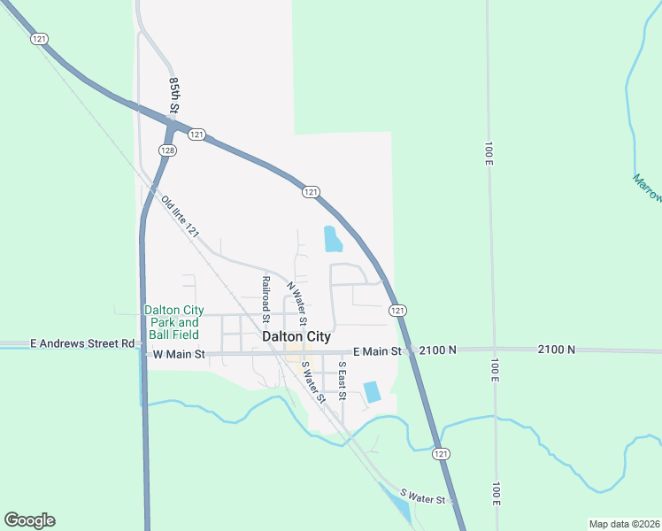 map of restaurants, bars, coffee shops, grocery stores, and more near 481 Greendell Drive in Dalton City