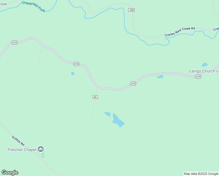 map of restaurants, bars, coffee shops, grocery stores, and more near 43766 Ohio 255 in Woodsfield