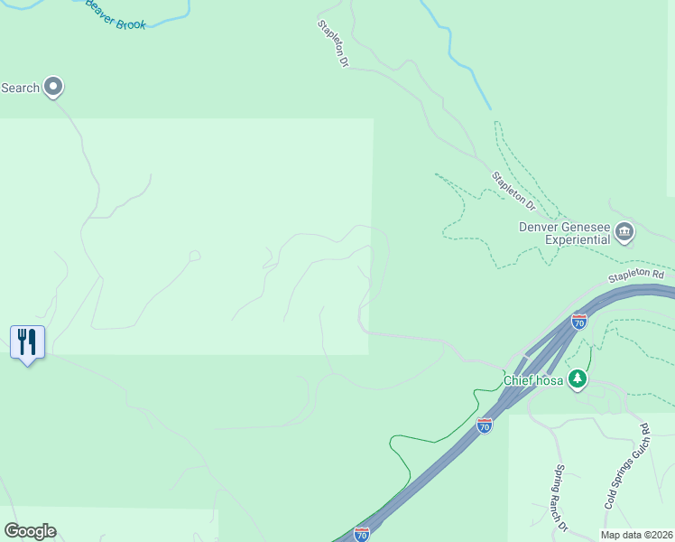 map of restaurants, bars, coffee shops, grocery stores, and more near 29011 Upper Moss Rock Road in Golden