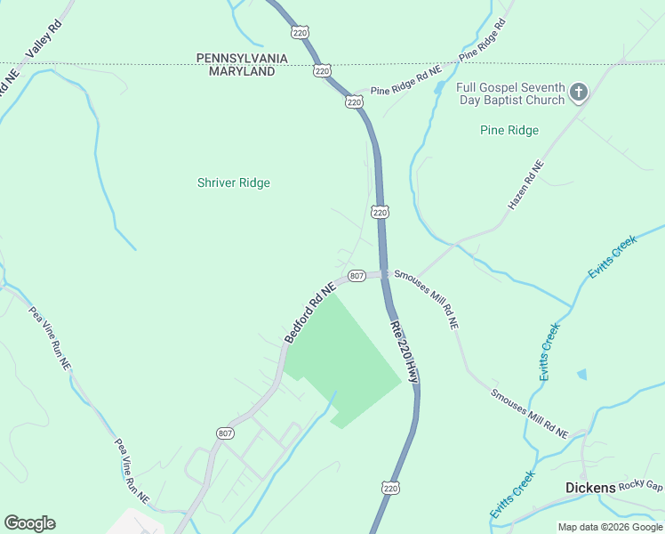 map of restaurants, bars, coffee shops, grocery stores, and more near 14007 Bedford Road Northeast in Cumberland