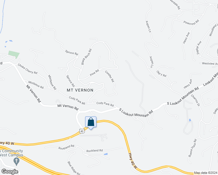 map of restaurants, bars, coffee shops, grocery stores, and more near 28 Pine Road in Golden