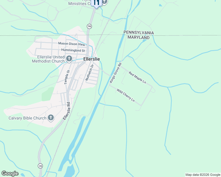 map of restaurants, bars, coffee shops, grocery stores, and more near 14114 Kings Grove Road in Ellerslie