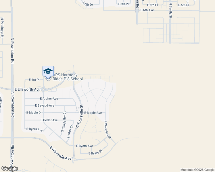 map of restaurants, bars, coffee shops, grocery stores, and more near Monaghan Road in Aurora